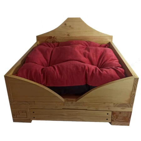 cama para perros medianos base en estiba con cajon mediana