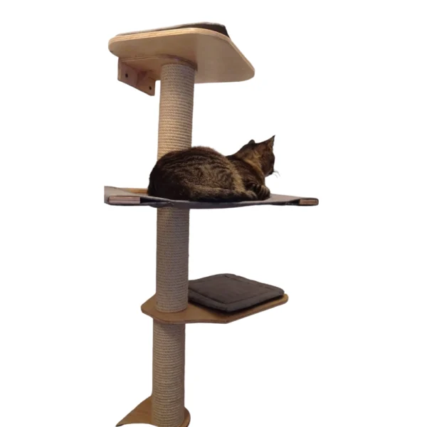 Ingenioso Gimnasio para gatos en torre de niveles Escaladores - Image 6