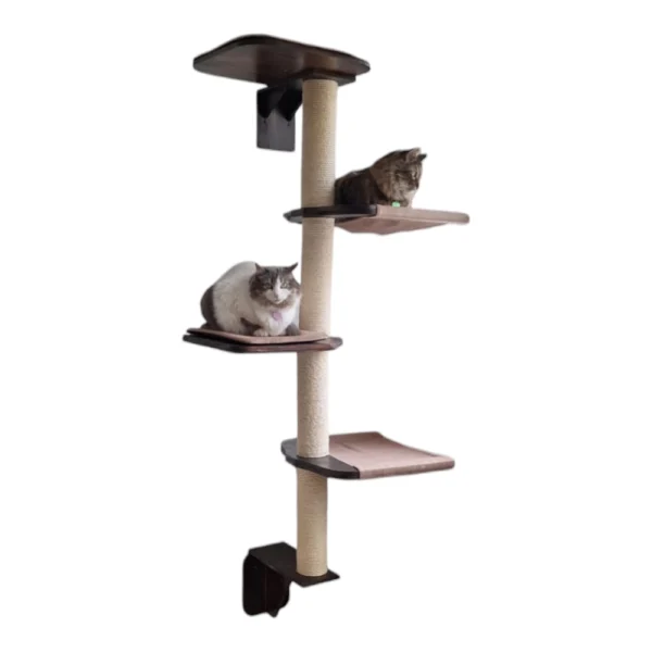 Ingenioso Gimnasio para gatos en torre de niveles Escaladores - Image 14