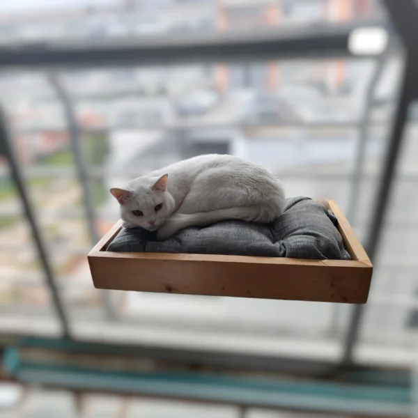 HAMACA PARA GATOS MODELO CAMA DE VENTANA