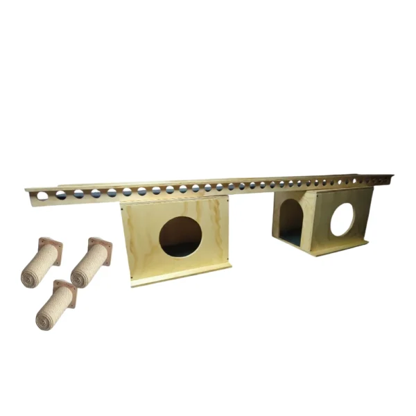 GIMNASIO PARA GATOS PARED COMBO COLOSO